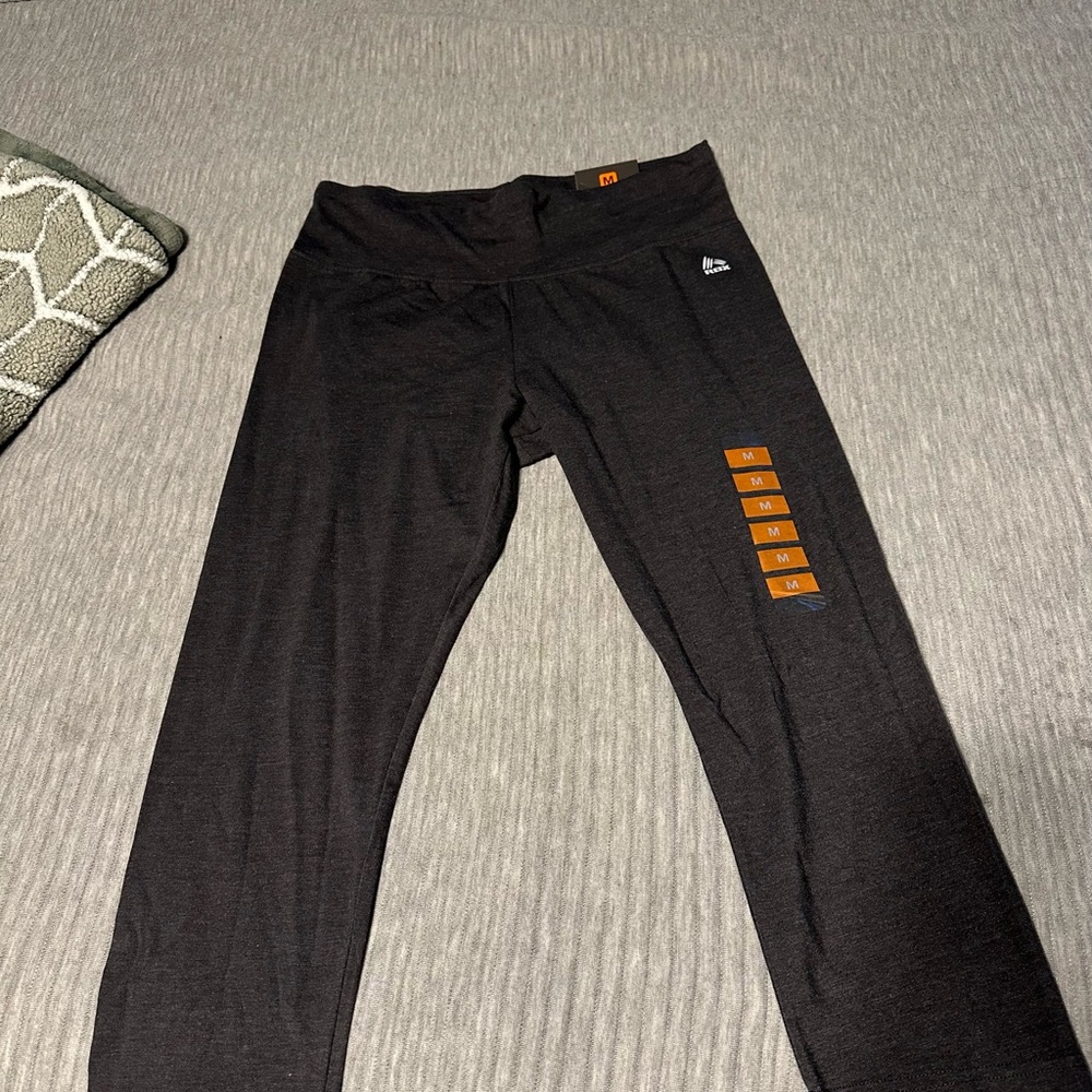 RBX Charcoal Activewear Capri Leggings for Women, NWT. Size Medium.